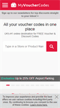 Mobile Screenshot of myvouchercodes.co.uk